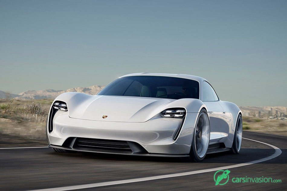 2015 Porsche Mission E Concept Front Angle