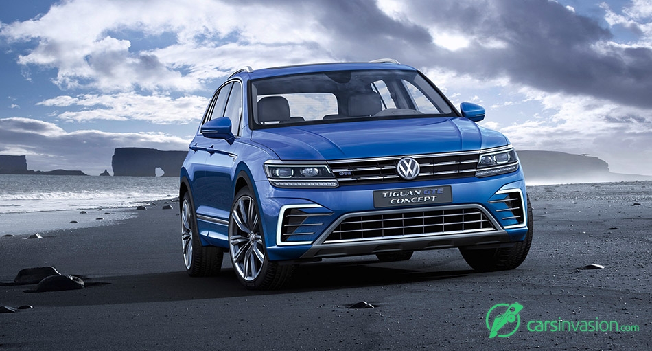 2015 Volkswagen Tiguan GTE Concept Front Angle