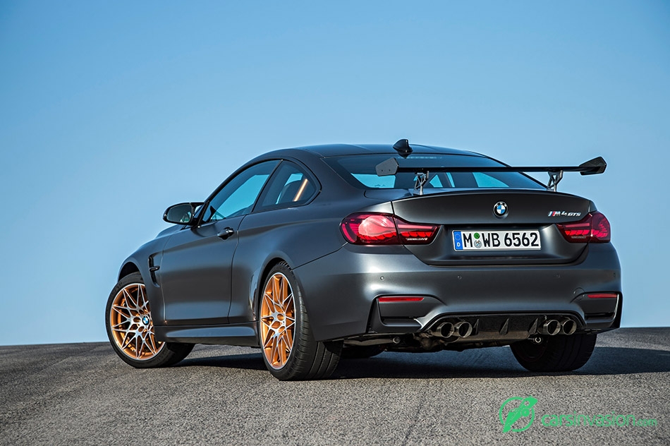 2016 BMW M4 GTS Rear Angle