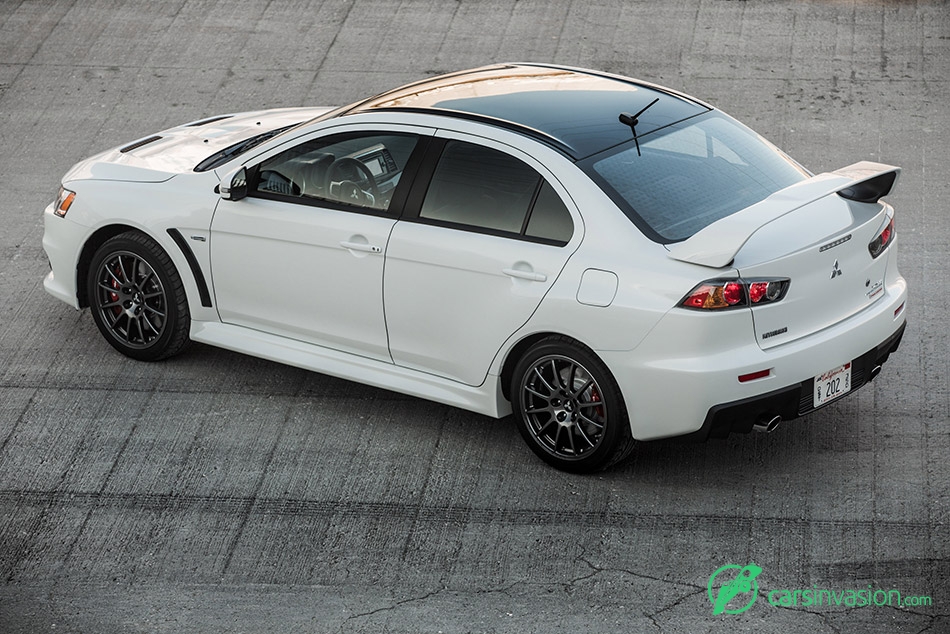 2015 Mitsubishi Lancer Evolution Final Edition Rear Angle