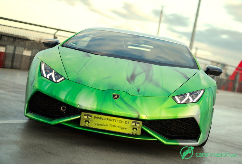 2016 Print Tech Lamborghini Huracan LP 610-4 Front Angle