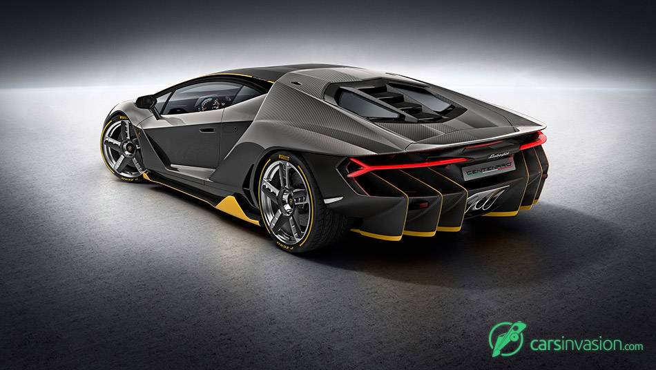 2017 Lamborghini Centenario Rear Angle