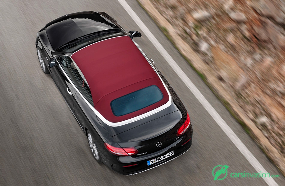 2016 Mercedes-AMG C43 4MATIC Cabriolet Rear Top